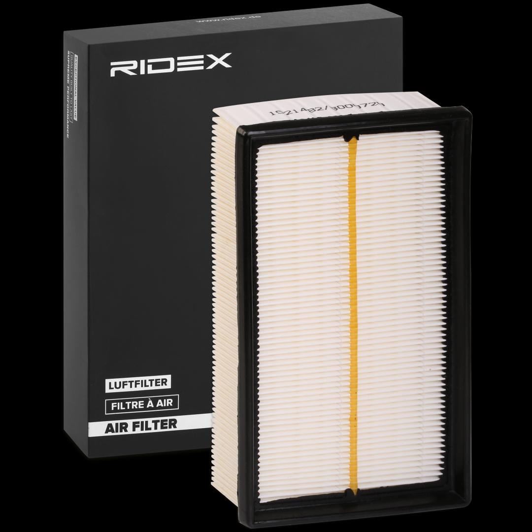 PUCH MAXI Luftfilter 57mm, 140,5mm, 239mm, rechteckig, Umluftfilter, Filtereinsatz RIDEX 8A0092
