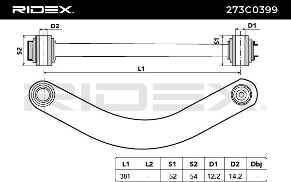 RIDEX Wishbone 273C0399