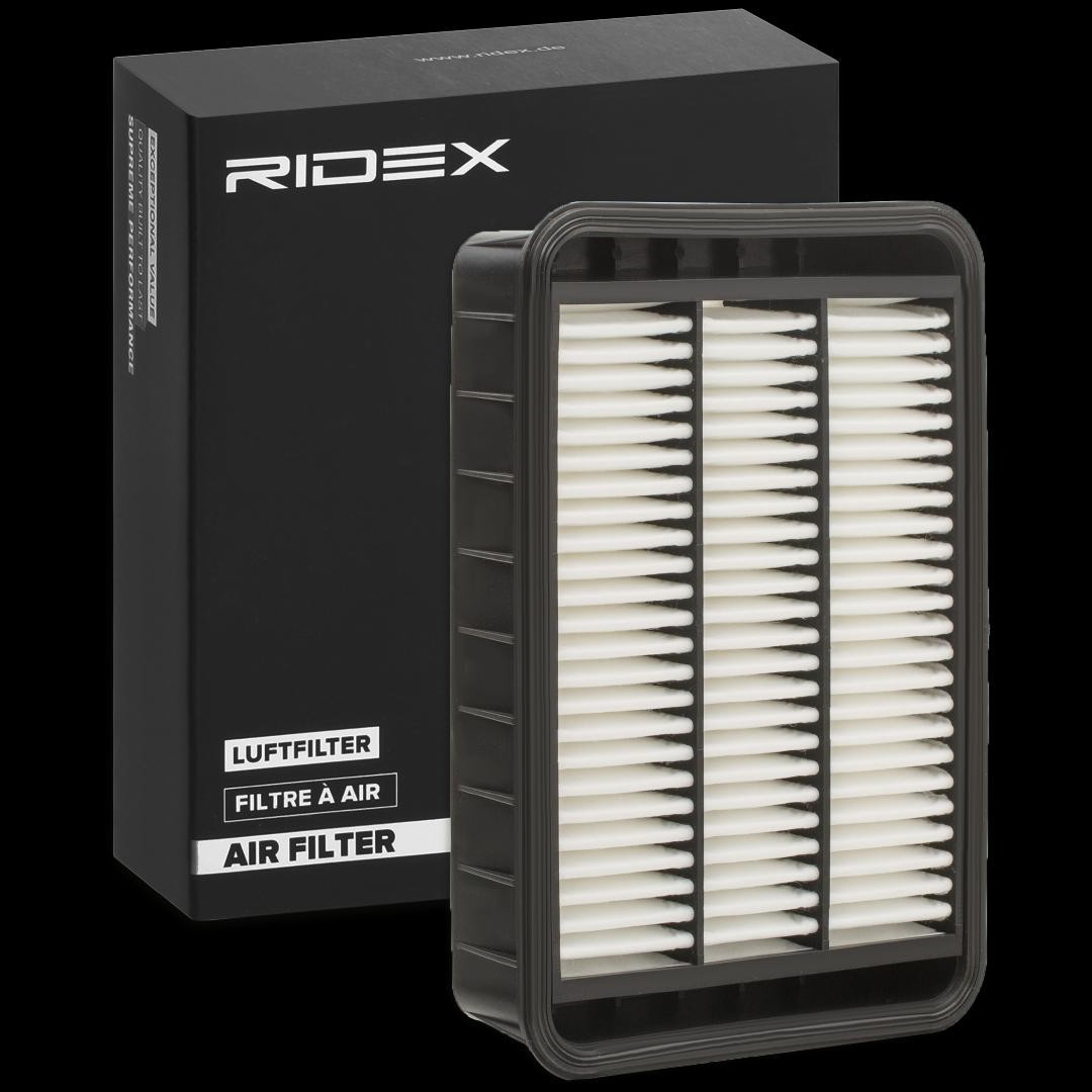 RIDEX 8A0066 Engine filter 55mm, rectangular, Filter Insert, Air Recirculation Filter