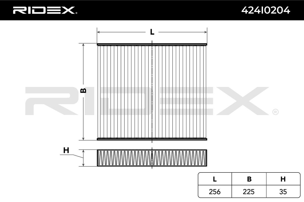 424I0204 AC filter RIDEX 424I0204 review and test