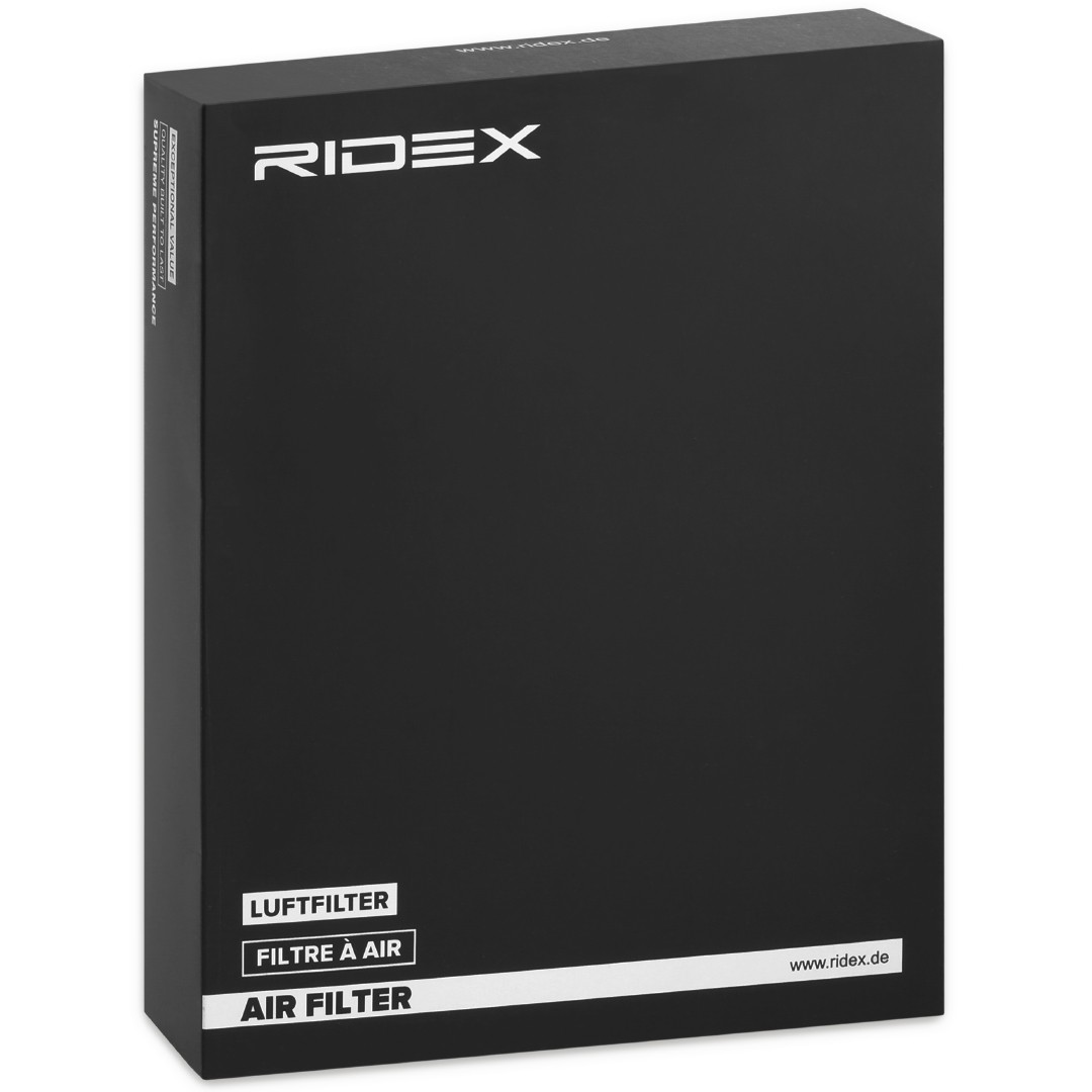 RIDEX 8A0153 Air filter 47,22mm, 170mm, 243mm, rectangular, Filter Insert, Air Recirculation Filter