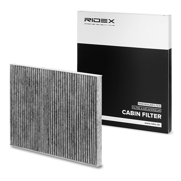 RIDEX 424I0213 Pollen filter Activated Carbon Filter, 292 mm x 226 mm x 21 mm