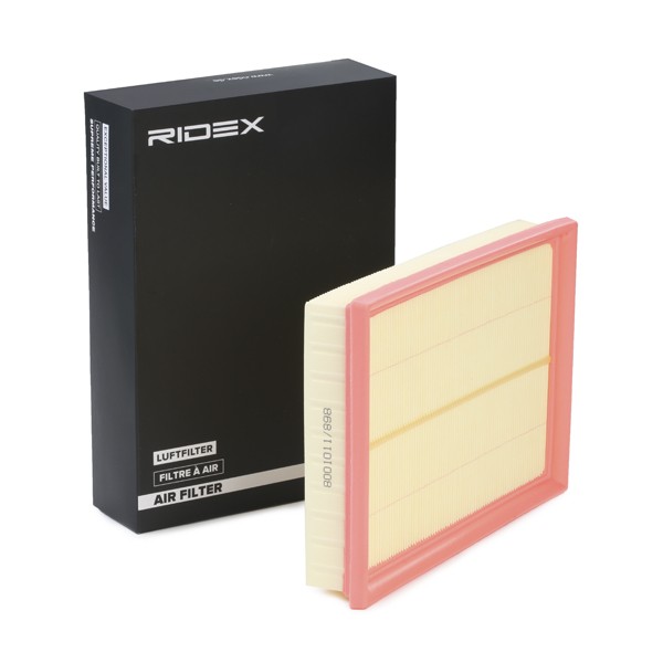 RIDEX 8A0110 Air filter 41mm, 177,5mm, 255mm, Air Recirculation Filter