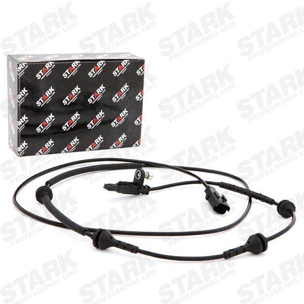 STARK SKWSS-0350072 ABS sensor Rear Axle both sides, Active sensor, 2-pin connector, 1800mm, 38mm, black