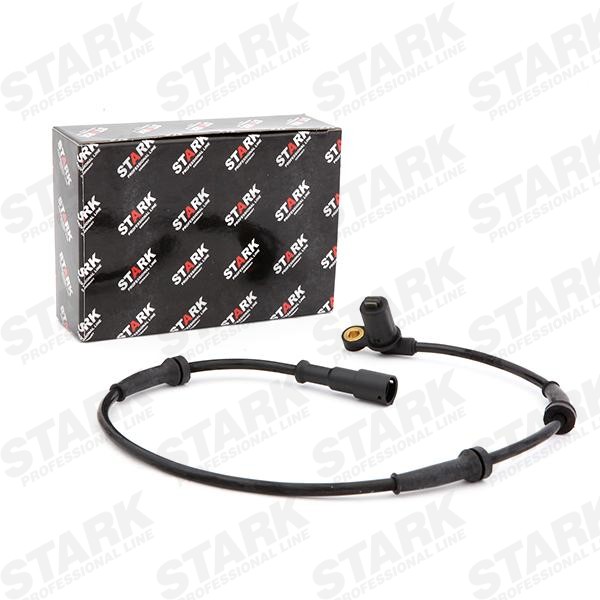 STARK SKWSS-0350079 ABS sensor Front axle both sides, Inductive Sensor, 2-pin connector, 610mm, 1,1 kOhm, 28,5mm, round