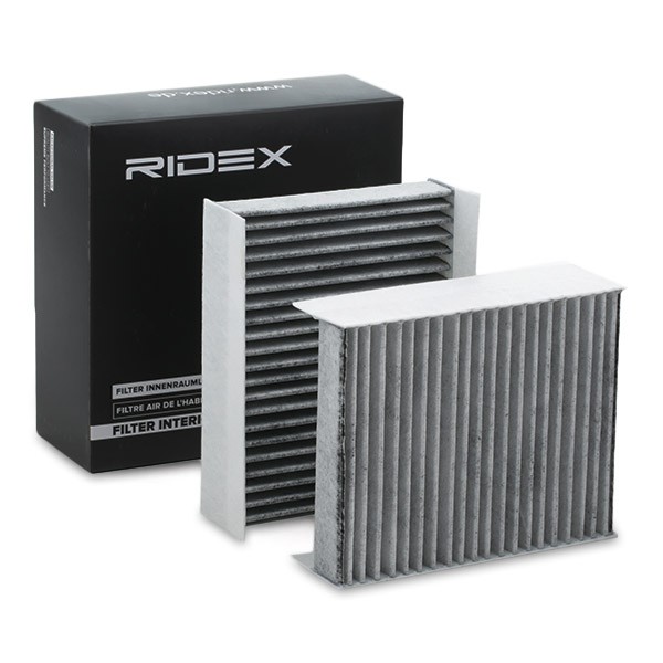 RIDEX 424I0062 Pollen filter Activated Carbon Filter, 176 mm x 139 mm x 30 mm