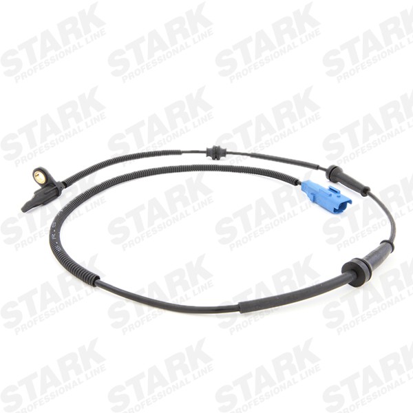 STARK SKWSS-0350089 ABS sensor Front axle both sides, Hall Sensor, 2-pin connector, 1040mm, 1170mm, 34,3mm, blue