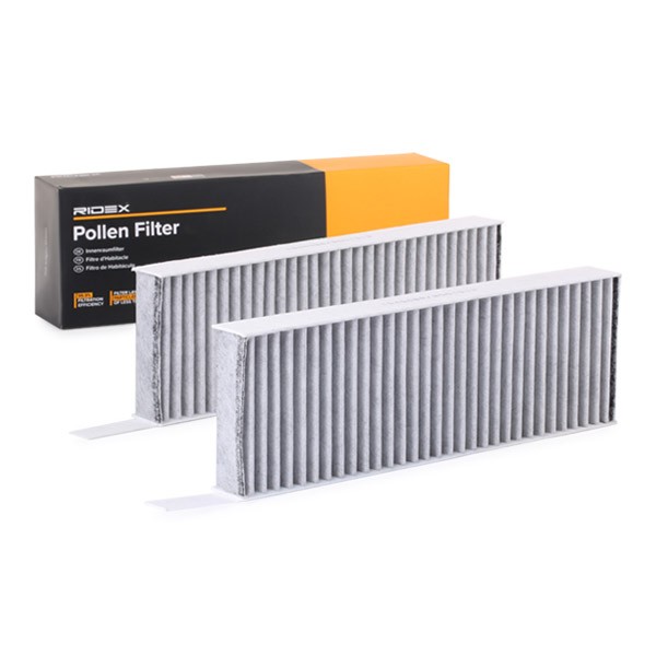 RIDEX 424I0186 Cabine filter Carbon filter Opel in originele kwaliteit