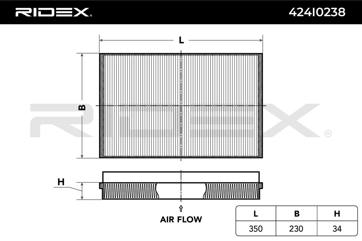 424I0238 AC filter RIDEX 424I0238 review and test