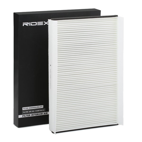 RIDEX 424I0238 Filtro aria abitacolo Filtro particellare, Cartuccia filtro, 350 mm x 230 mm x 34 mm, rettangolare Mercedes di qualità originale