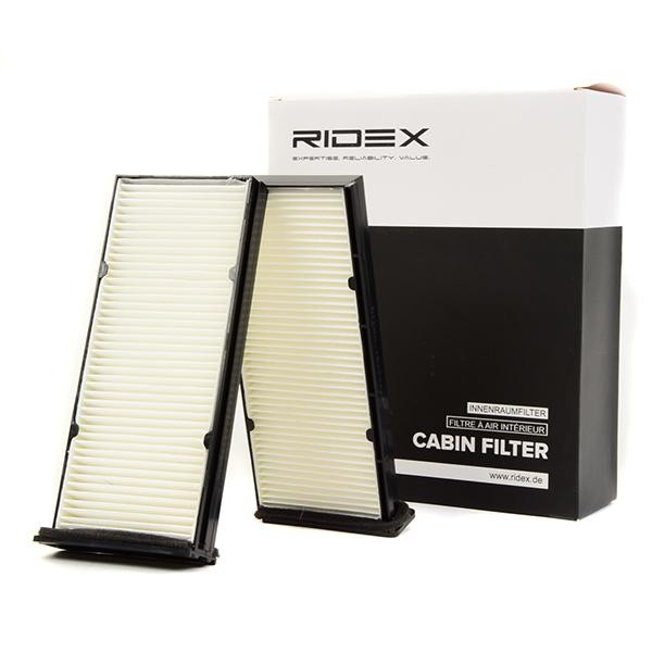 RIDEX 424I0067 Pollen filter Particulate Filter, 225 mm x 107 mm x 37 mm