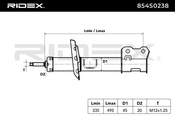 Stoßdämpfer 854S0238 von RIDEX
