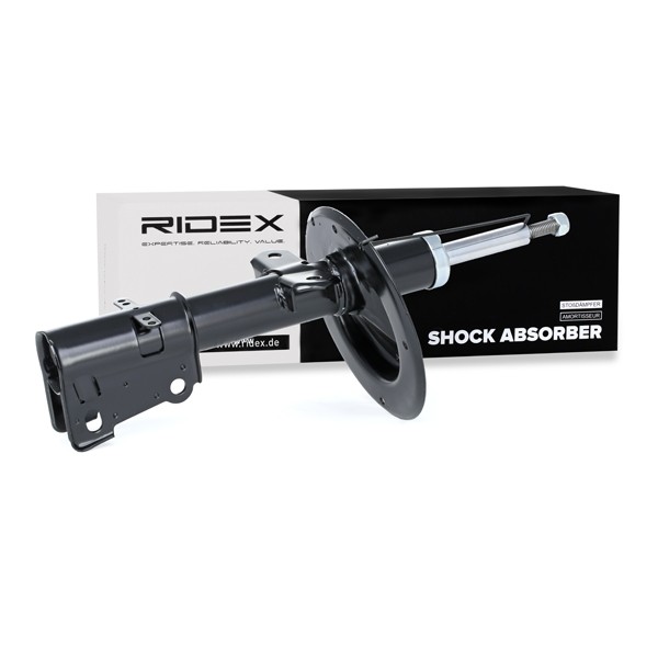 RIDEX 854S0189 CHRYSLER Federbein Gasdruck, Zweirohr, Federbein, oben Stift