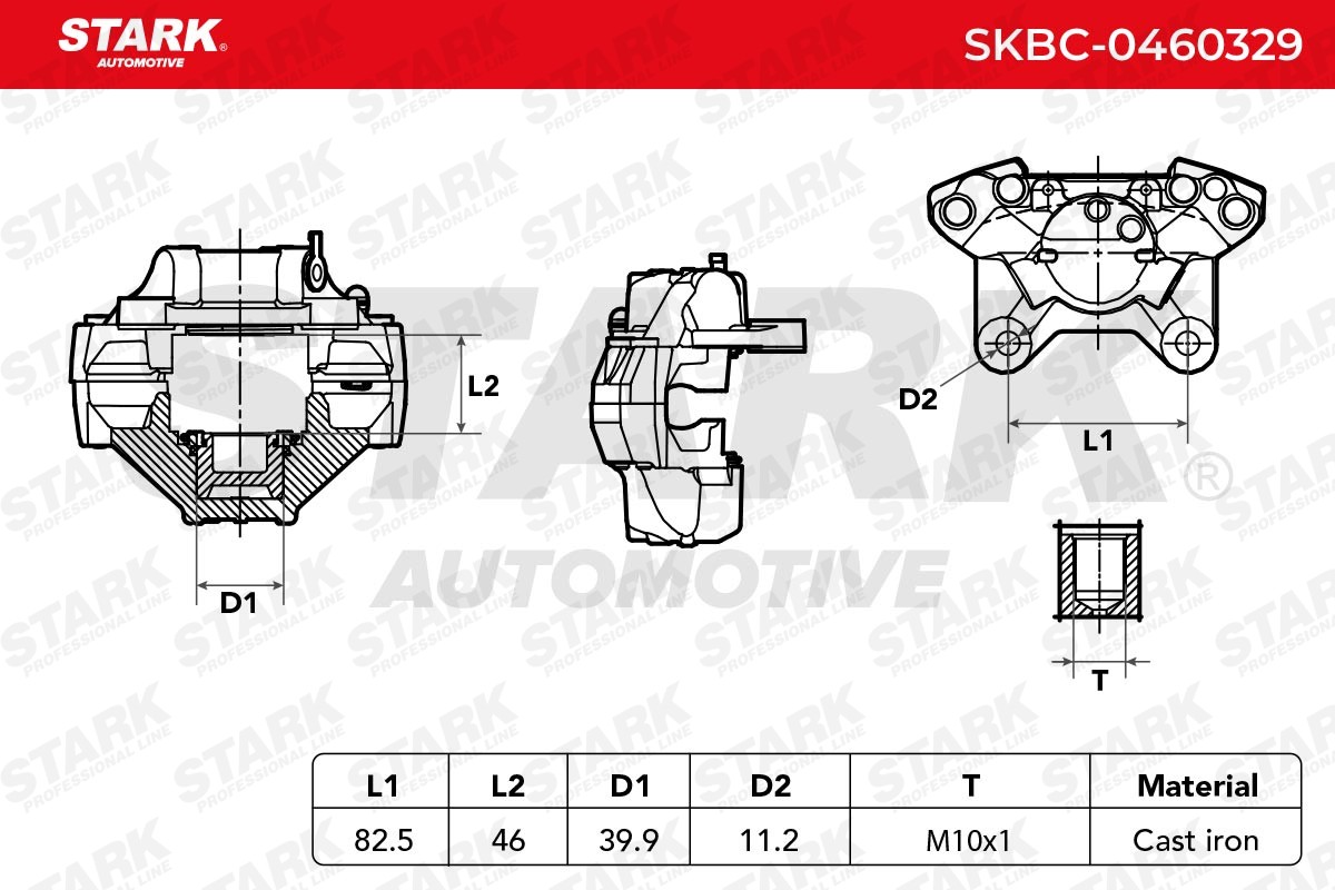OEM-quality STARK SKBC-0460329 Brake caliper
