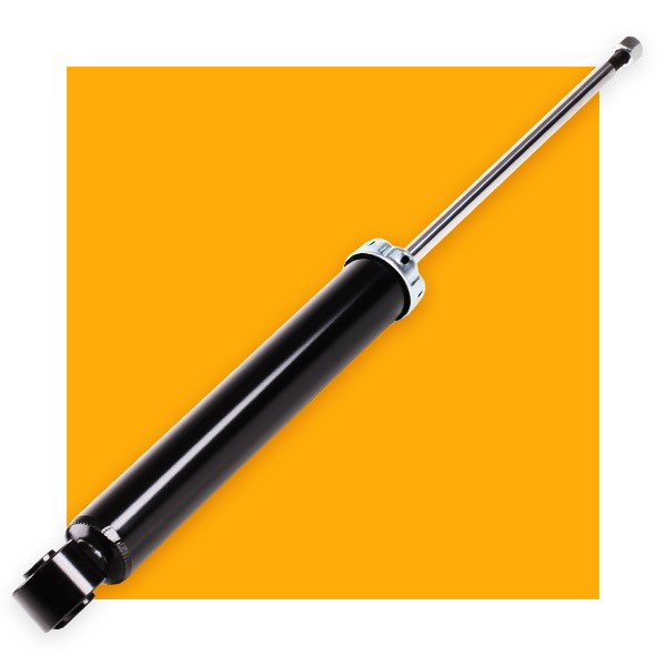 Stoßdämpfer-Komplettsatz RIDEX Hinterachse, Gasdruck, 593x359 mm, Zweirohr, Teleskop-Stoßdämpfer, oben Stift, unten Auge - 854S0086
