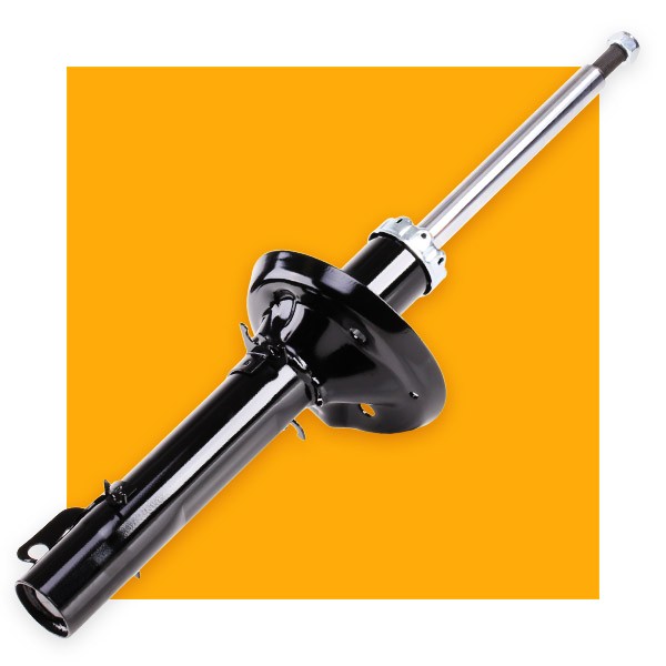 RIDEX 854S0009 Shock absorber Front Axle, Gas Pressure, Twin-Tube, Suspension Strut, Top pin, Bottom Plate
