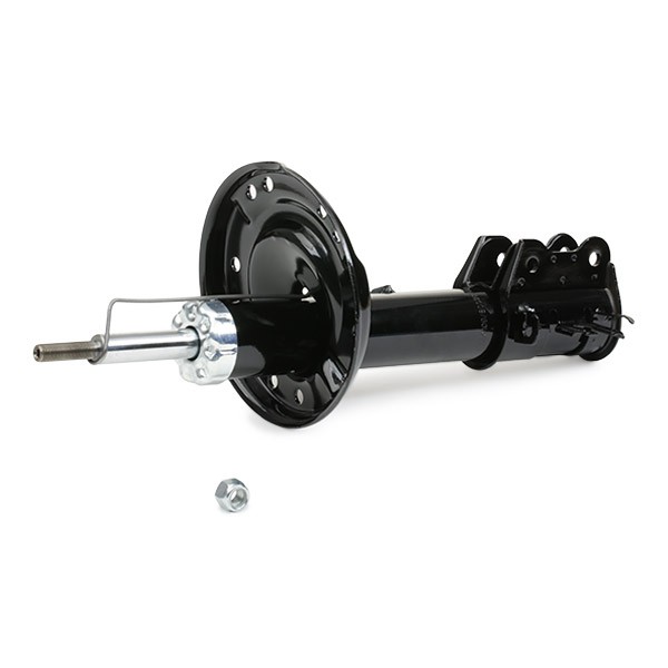 RIDEX 854S0734 Shock absorber Front Axle Left, Gas Pressure, Twin-Tube, Suspension Strut, Top pin, Bottom Clamp