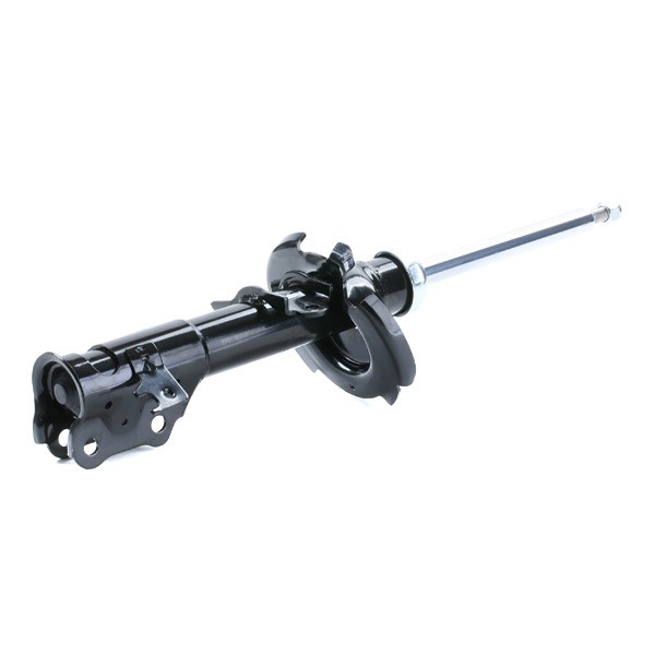 RIDEX 854S0703 Shock absorber Front Axle Left, Gas Pressure, Suspension Strut, Bottom Clamp, Top pin