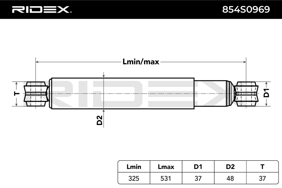 RIDEX Shock absorbers 854S0969 buy online