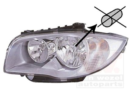 VAN WEZEL 0628963V Headlights BMW E81 120 i 170 hp Petrol 2012 price