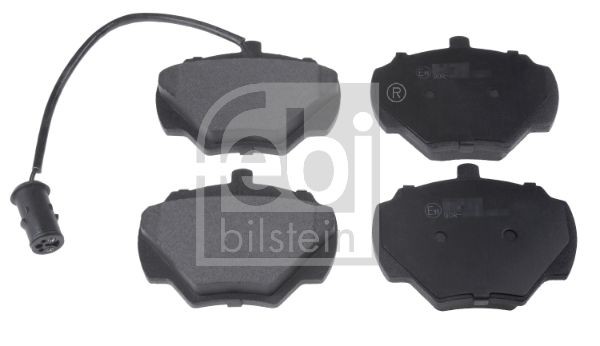 FEBI BILSTEIN 116116 Brake pad set Rear Axle, incl. wear warning contact, with anti-squeak plate