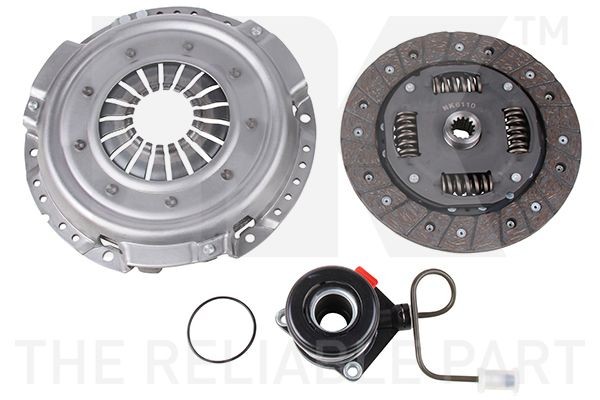 NK with central slave cylinder, 190mm Ø: 190mm Clutch replacement kit 133690 buy