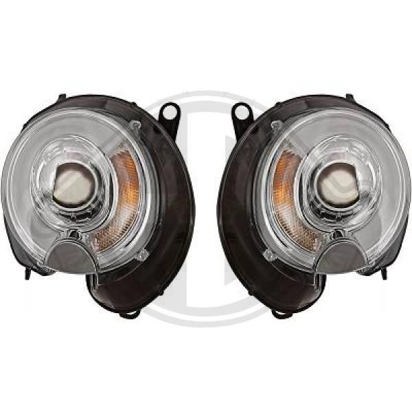 Headlights DIEDERICHS HD Tuning with motor for headlamp levelling - 1206485