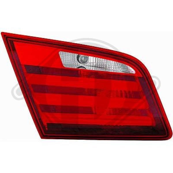 DIEDERICHS 1225093 Rear light Left, Inner Section, W16W, H21W, without bulb holder