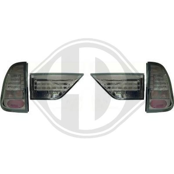 DIEDERICHS Combination Rearlight Set 1275992 BMW X3 2005