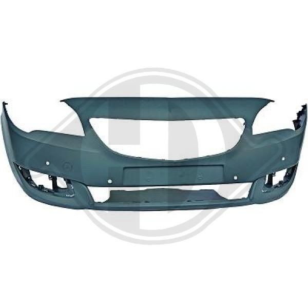 DIEDERICHS Bumper parts rear and front OPEL Meriva B (S10) new 1876150