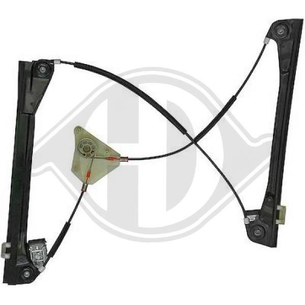 DIEDERICHS 2205120 Window regulator Right Front, Operating Mode: Electric, without electric motor