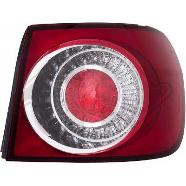 DIEDERICHS Right, Outer section, LED, with bulb holder, without bulb holder Tail light 2215690 buy