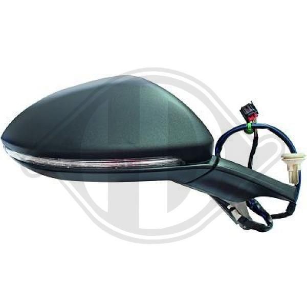 DIEDERICHS Side mirror assembly left and right VW Golf VII Variant (BA5, BV5) new 2216624