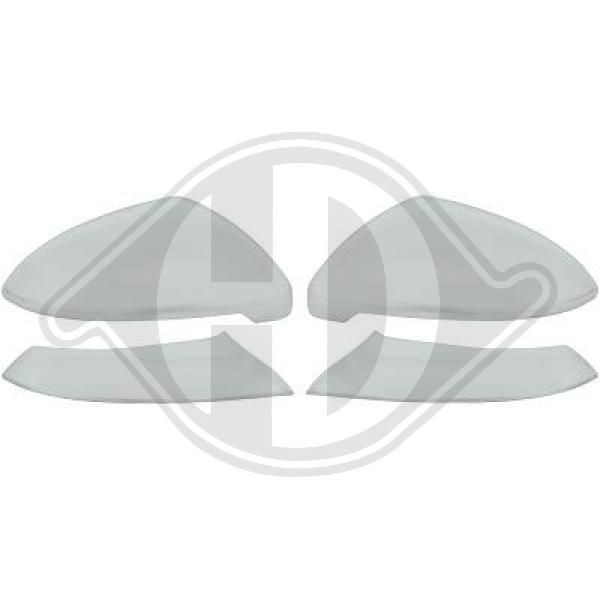 ABT Sportsline Spiegelkappen VW Golf VII Carbonoptik 5G0801220, Aussenspiegel, Karosserieteile, Nach Ersatzteilart, Ersatzteile