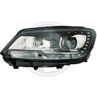 DIEDERICHS Headlight set 2296285 Volkswagen TOURAN 2012