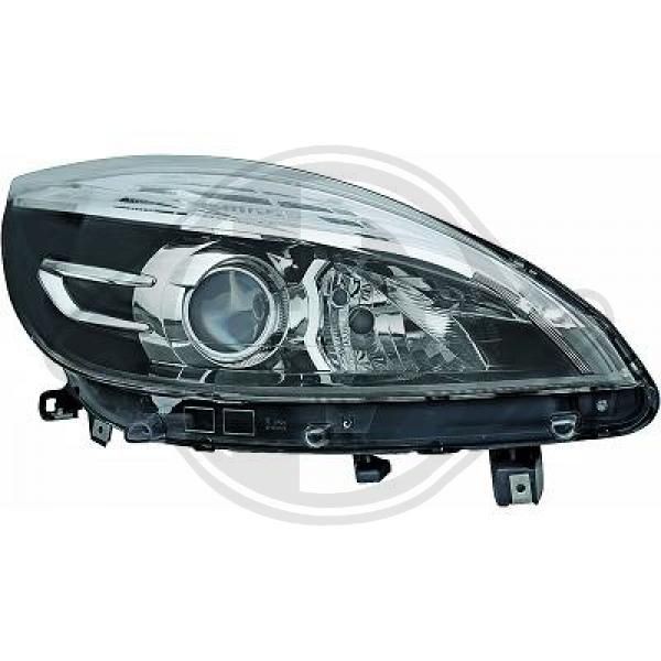 Renault GRAND SCÉNIC Headlight DIEDERICHS 4465580 cheap