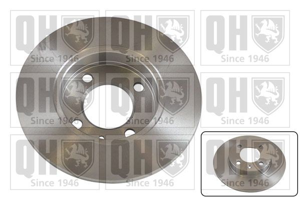 Volkswagen PASSAT Brake discs 801150 QUINTON HAZELL BDC1010 online buy