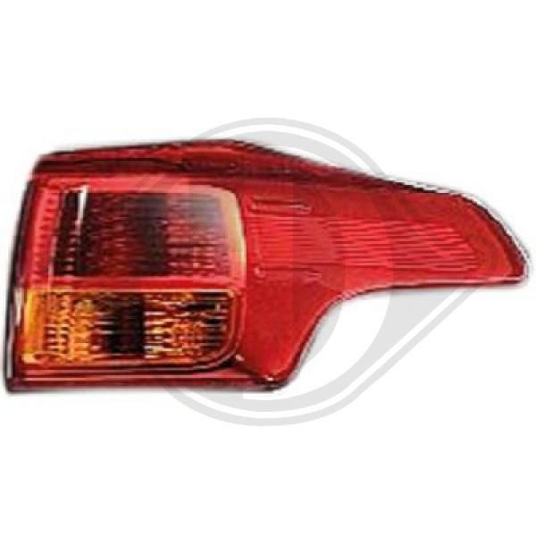 DIEDERICHS Right, Outer section, W21W, W21/5W Tail light 6687490 buy