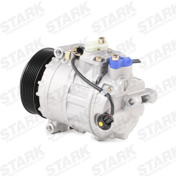 STARK SKKM-0340008 Air conditioner compressor PAG 46, R 134a, with accessories