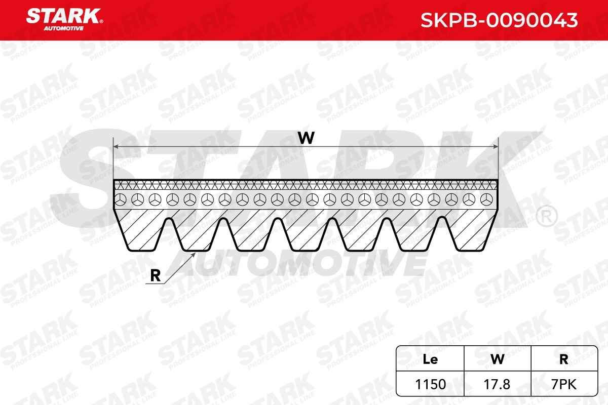 STARK Drive belt SKPB-0090043
