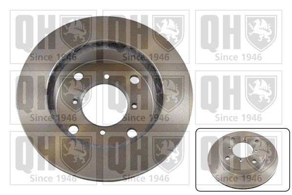 QUINTON HAZELL BDC3816 Brake disc 231x17mm, 4x114, Vented
