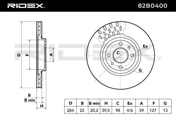 82B0400 Bremsscheiben RIDEX Erfahrung