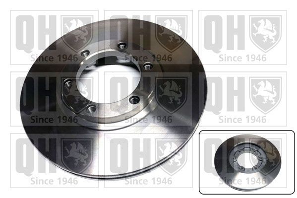 QUINTON HAZELL BDC3828 Brake discs OPEL CAMPO 1987 in original quality
