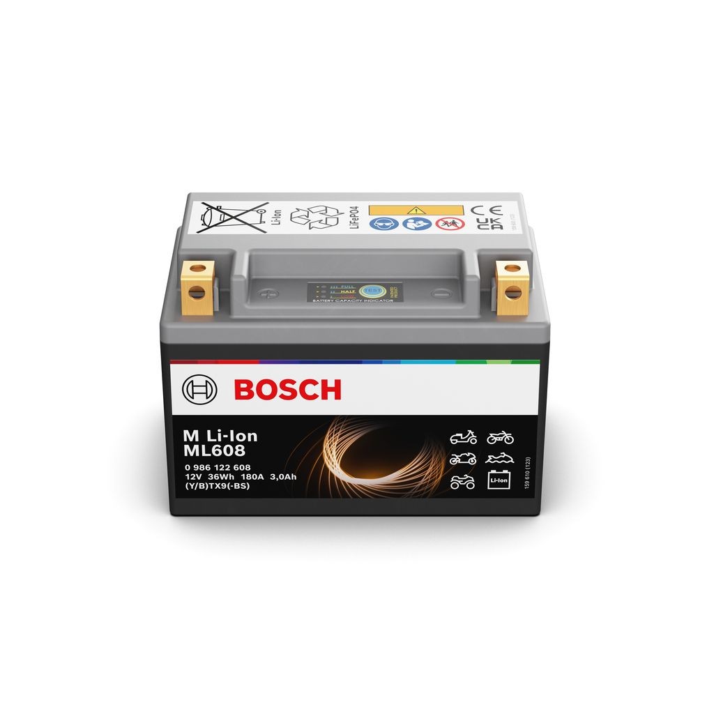OEM-quality BOSCH 0 986 122 608 Auto battery