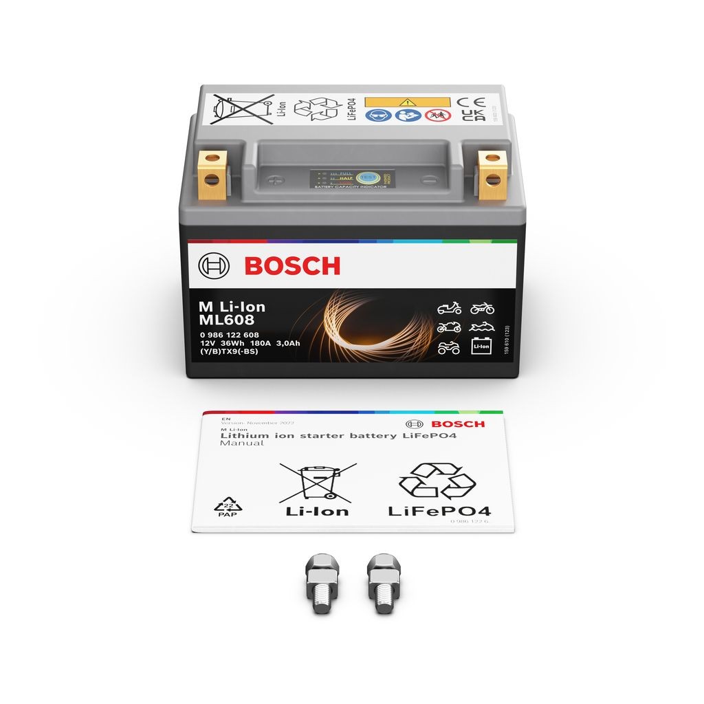 0986122608 Stop start battery BOSCH LTX9-BS LION review and test