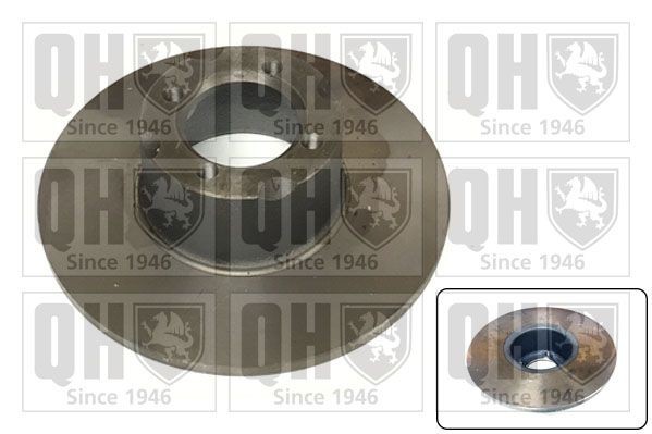 QUINTON HAZELL BDC4978 Brake disc 258x24mm, 5, Vented