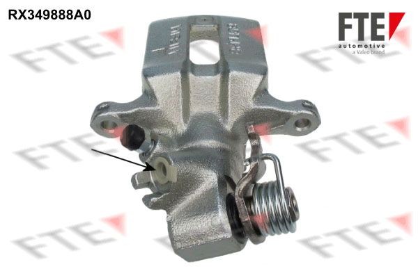 FTE RX349888A0 Brake caliper Cast Iron Grey, Cast Iron, without holder