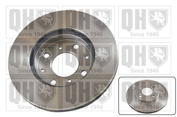 QUINTON HAZELL BDC4371 Brake disc 240x21mm, 4x100, Vented
