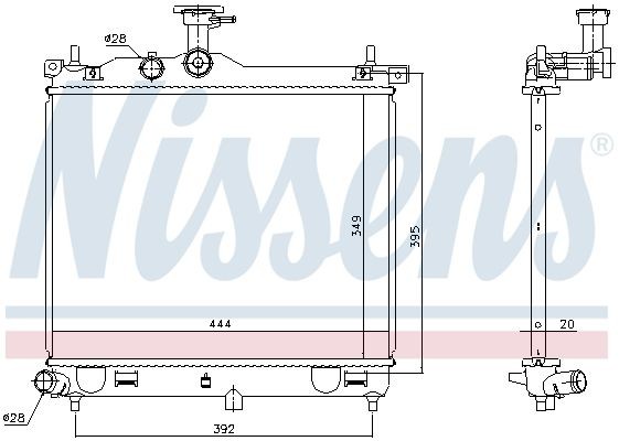 NISSENS 89635 Air conditioning compressor SD7H15SHD, PAG 46, R 134a