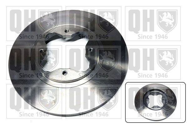 QUINTON HAZELL BDC4597 Brake disc 282x25mm, 4x114, Vented